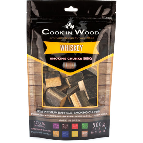 Cook In Wood - Chunks de Ahumado de Barrica de Roble de Whisky - 0,5 kg