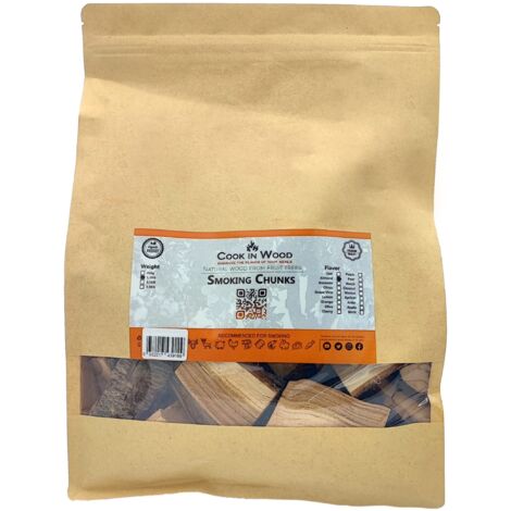Cook In Wood - Chunks de Ahumado de madera de Almendro - 900 g