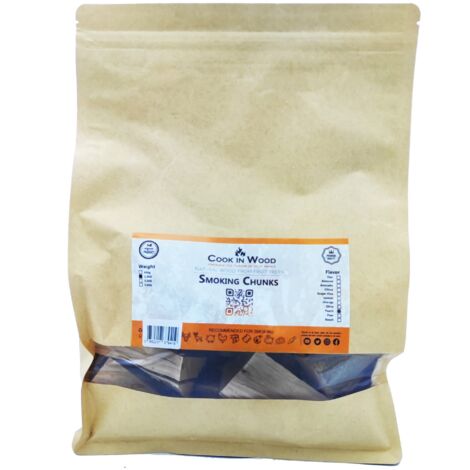 Cook In Wood - Chunks de Ahumado de madera de Melocotonero - 900 g