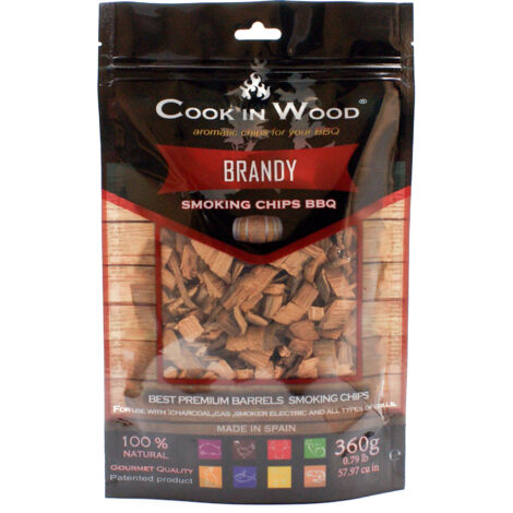 Cook In Wood - Virutas de Ahumado de Barrica de Roble de Brandy - 360g