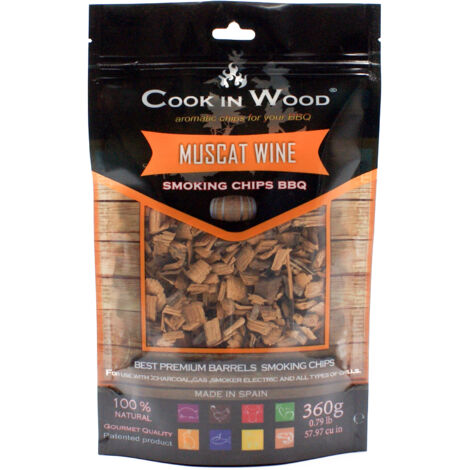 Cook In Wood - Virutas de Ahumado de Barrica de Roble de Muscat - 360g