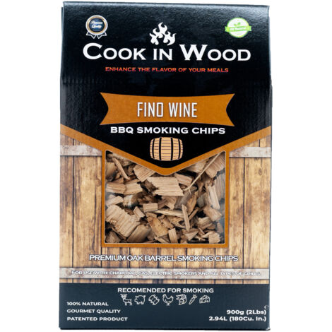 Cook In Wood - Virutas de Ahumado de Barrica de Roble de Vino Fino - 900g