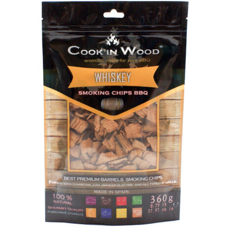 Cook In Wood - Virutas de Ahumado de Barrica de Roble de Whisky - 360g