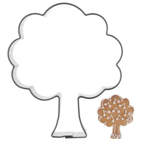 Cookie cutter steel tree 6 cm