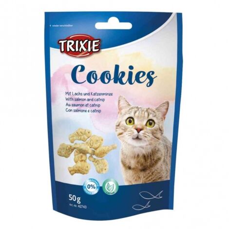 Cookies con salmone e catnip, 50gr. Offerta Multipack 6 Conf.