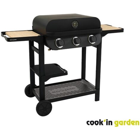 COOK'IN GARDEN - Barbacoa de gas FLAVO 60 en carro