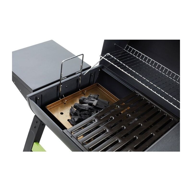 Cook'in Garden Barbecue au charbon de bois TONINO 1 CH527T Barbecue à Charbon de Bois Tonino 2 avec Cuve Ronde en Acier