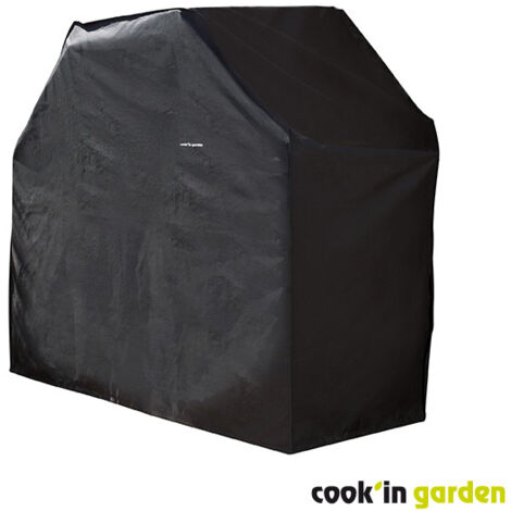 Cook'In Garden – Housse de barbecue américain 160x65x130 cm – Polyester déperlant et imperméable – Protection contre humidité et UV