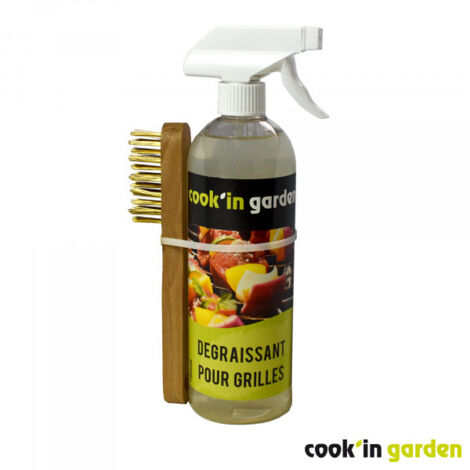 COOK'IN GARDEN Nettoyant pour grille avec brosse - Vaporisateur 750 ml