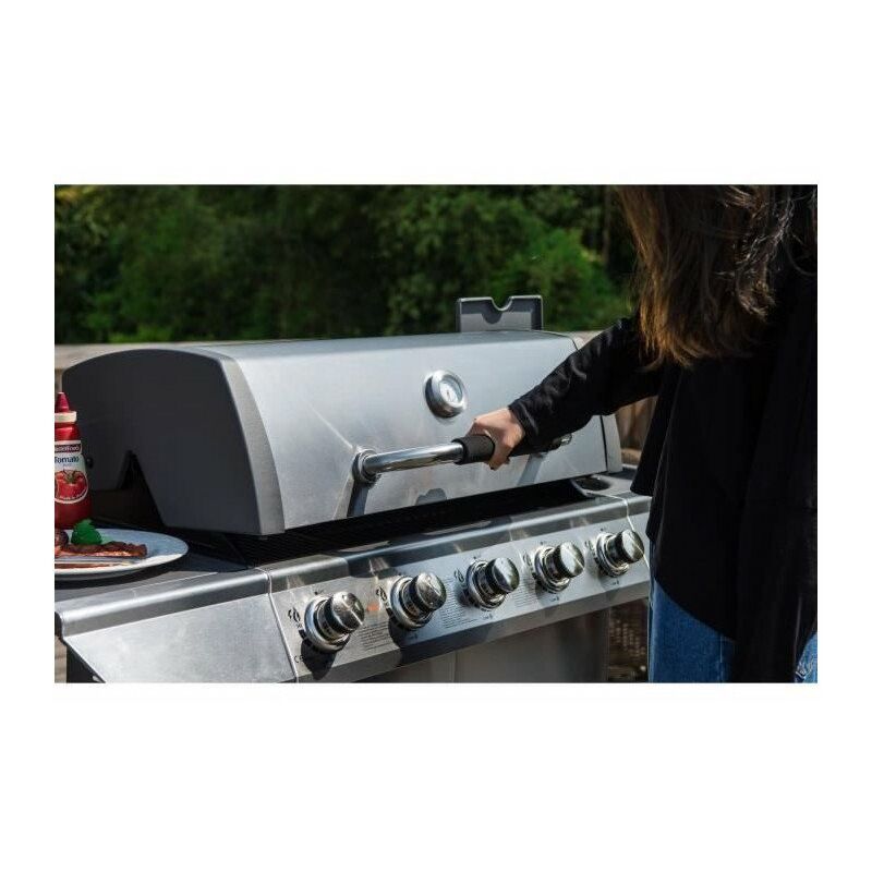 COOKING BOX Barbecue a gaz DUKE 5 Feux + side COO9760066 COOKING BOX Barbecue gaz DUKE – 5 Feux side –