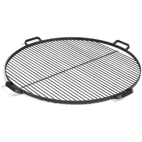 CookKing Stahl Grillrost  inkl. 4 Griffen  Zubehör für Feuerschalen  Ø 80 cm