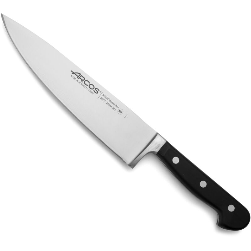 Cook's knife opera 210 mm - Messer mit breiter Klinge, glatter Schneide, stabil und stark. Vielseitiges Messer für Profis und Hobbyköche, das Gemüse