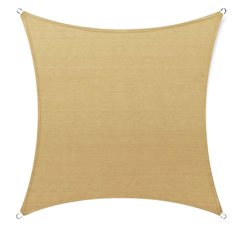 Rwoythk - Cool Area Voile d'ombrage Rectangulaire 3x4m Toile Ombrage uv Protection pour Patio Jardin, Terrasse,Extérieur, Balcon,Couleur Sable