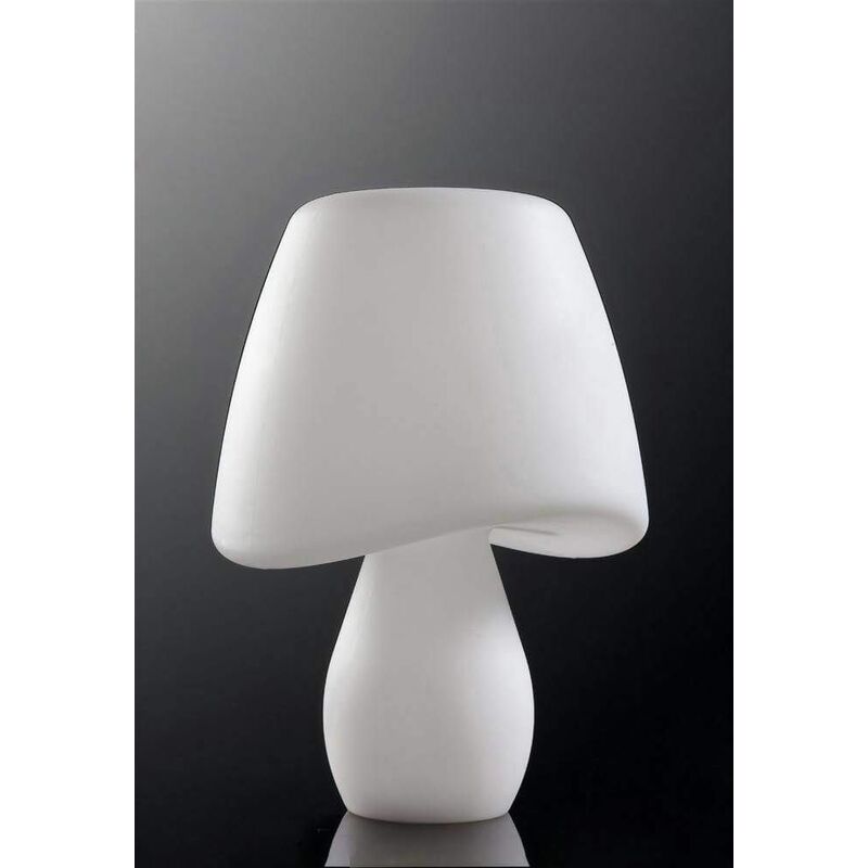 09diyas - Cool Table Lamp 2 Bulbs E27 Outdoor IP65, opal white