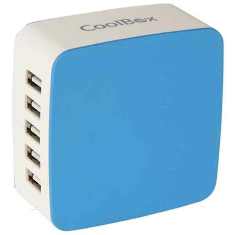 

CoolBox Cargador de Pared CoolBox RT-5 Azul / Blanco