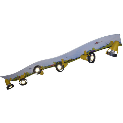 Coole Strahlerleiste XXL 6 Spots schwenkbar Deckenstrahler für optimales Licht