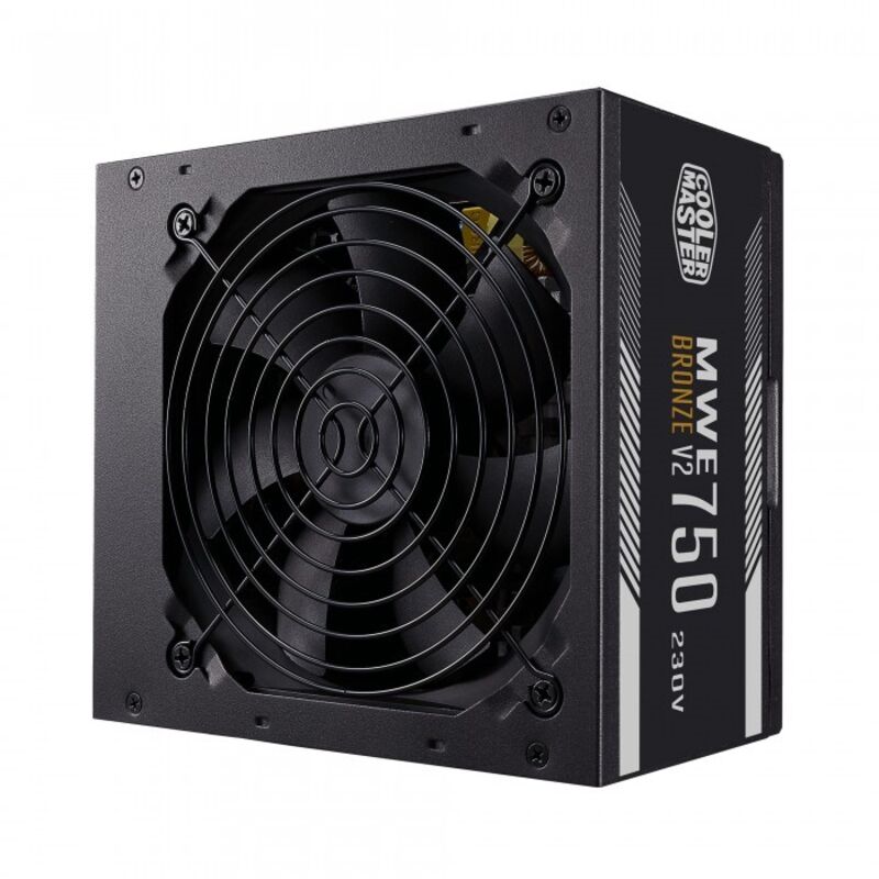 Cooler Master - mwe Bronze 750W V2 - Alimentation 750W - 230V Certifiee 80 Plus Bronze Garantie 5 ans Cables plats noir