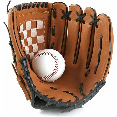 Coombs Infield Pitcher Gants de baseball Gants de softball Adolescent Adulte Marron Noir 9,5 pouces Enfants