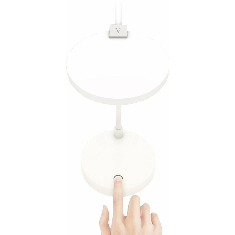 

U1 Lampara de escritorio LED Lampara de mesita de noche de mesa inteligente Luz de proteccion para los ojos Fuente de alimentacion movil de 4000 mAh