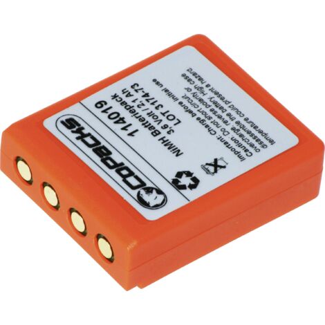 Copacks Batterie pour grue radiocommandée 3.6 V 2100 mAh
