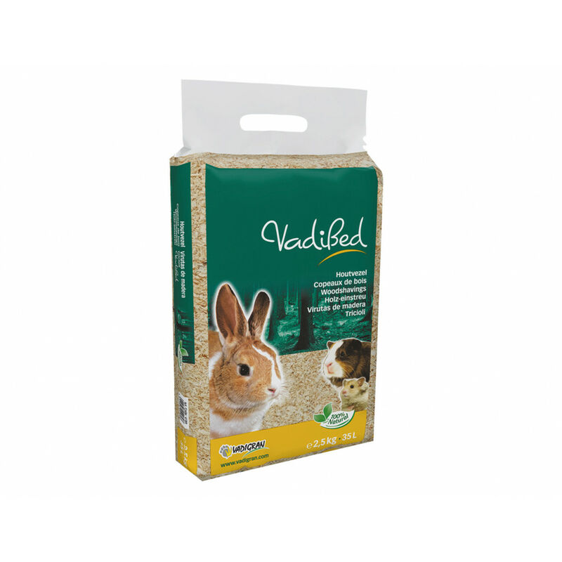 Copeaux de bois, 35 litres soit environ 2.5 kg. pour rongeurs.