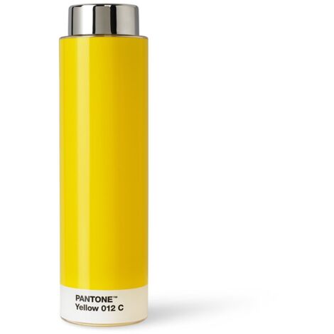Copenhagen design Pantone Drinking Bottiglia d'Acqua, 500 ml, Giallo (Yellow), One Size