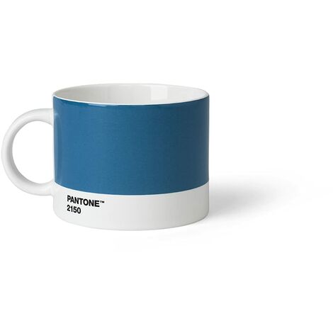 Copenhagen design Pantone Tazza di tè, Porcellana, Blu (Blue 2150), 1 unità (Confezione da 1)