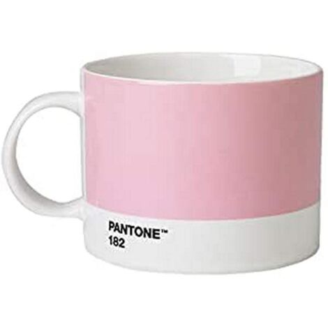 Copenhagen design Pantone Tazza di tè, Porcellana, Rosa (Pink 182), 475 ml