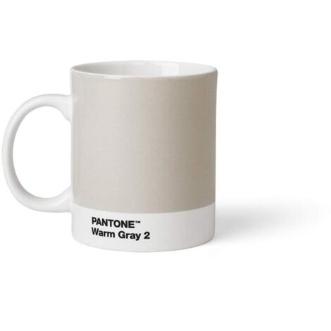 Copenhagen design Pantone Tazza in Porcellana, Grigio (Warm Gray 2), 1 unità (Confezione da 1)