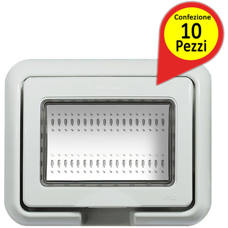 Placca per Interruttori Bticino Magic 3 posti Bronzo TIC503/3/BR