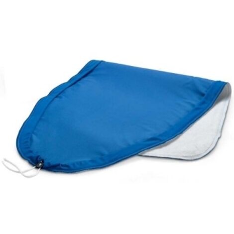 Coperchio a maglie filettata blu 130 x 48 cm per il generatore di vapore Delonghi Ser3003
