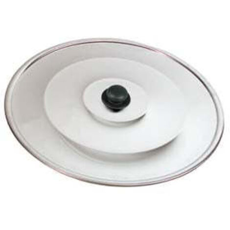 Coperchio Alluminio cm 20 con Pomello Nero