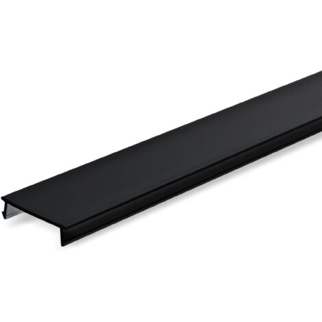 Coperchio decorativo per binario magnetico - 1 metro - Nero