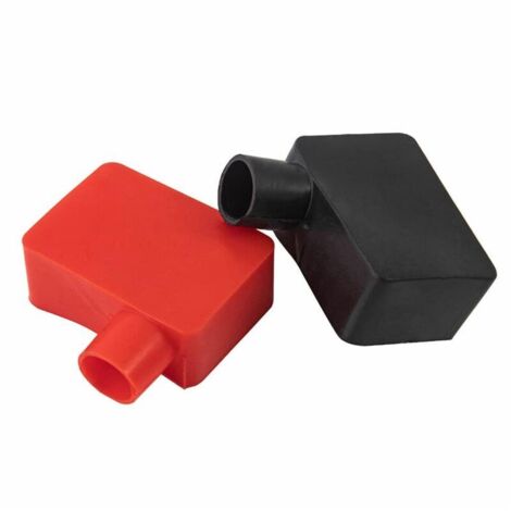 Coperchio del terminale della batteria, copertura protettiva flessibile rossa e nera
