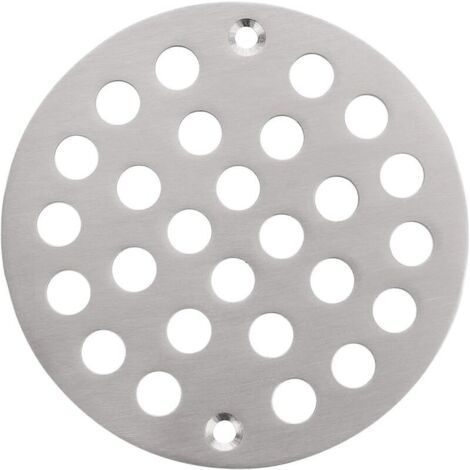 Coperchio di ricambio per scarico doccia avvitabile da 10 × 10 × 0,2 cm (4 pollici), filtro per scarico a pavimento