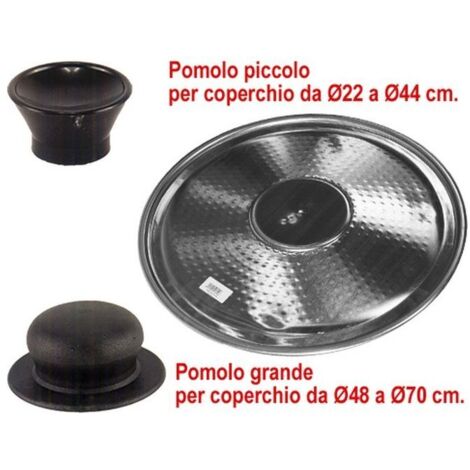 Coperchio E Pomolo Per Pentola Caldaia Alluminio