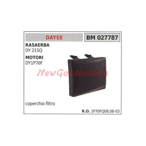 Coperchio filtro aria DAYEE per rasaerba DY 21SQ e motori DY1P70F 027787