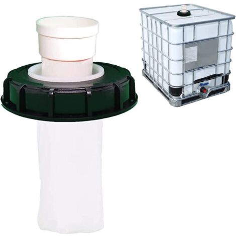 Coperchio filtro per serbatoio IBC, accessori per serbatoi IBC: coperchio in nylon da 165 mm con filtro lavabile, per serbatoi di acqua piovana