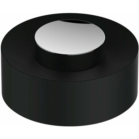 Coperchio in plastica PLAN sciolto in acciaio inox finitura nero-grigio KEUCO