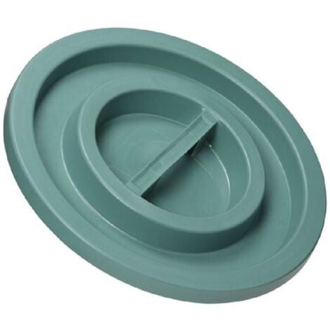 Coperchio in PVC sovrapponibile per bidone di immondizia -75 lt / Nero