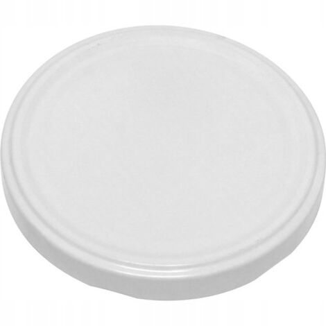 Coperchio per barattolo bianco, diametro 82/6, 10 pezzi
