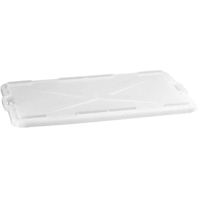 Image of Mobil Plastic - Coperchio per cassa per alimenti in plastica da 90 litri - Bianco neutro neutro