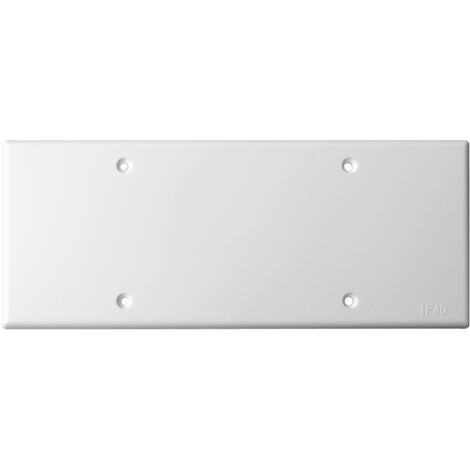 Coperchio per cassetta combinata incasso muro 7 posti bianco IP40 FAEG - FG10037