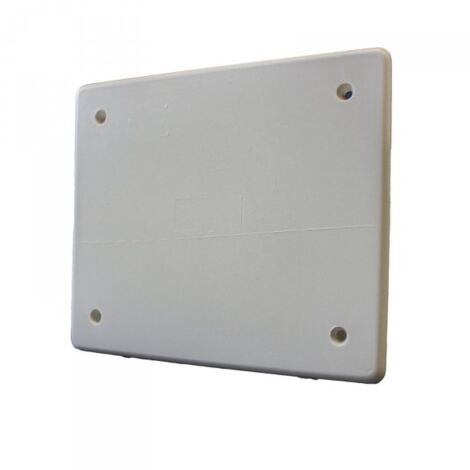 Coperchio per cassette di derivazione da incasso, 118x96 mm, ideale per protezione e copertura di impianti elettrici, PT02