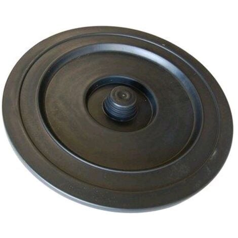 Coperchio Per Mastello Bidone Bigoncio Nero Stefanplast - Lt 100/120 - Cm 53 - 1 Pz