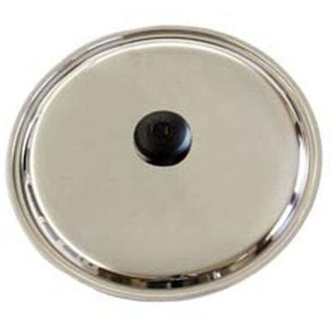 Coperchio per Pentole e Padelle in Acciaio Inox 28 cm