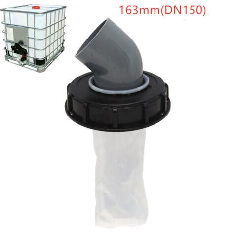Coperchio per serbatoio IBC con filtro in nylon lavabile per serbatoio IBC per acqua piovana da 1000 litri, filtro per coperchio IBC, accessori per serbatoio IBC, filtro per acqua piovana in nylon (ne