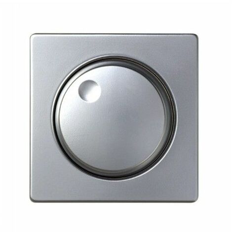 Coperchio + pulsante regolatore tensione elettrica alluminio SIMON 82054-33
