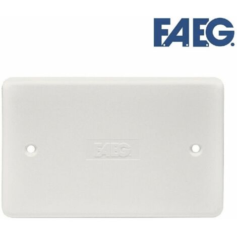 Coperchio rettangolare per scatola incasso 503 bianco con viti cassetta 3 moduli