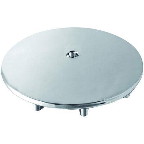 Coperchio rivestito in acciaio inox per doccione diam. 120
